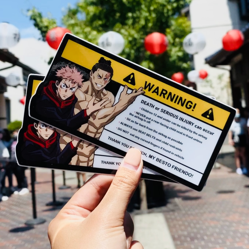 WARNING STICKERS